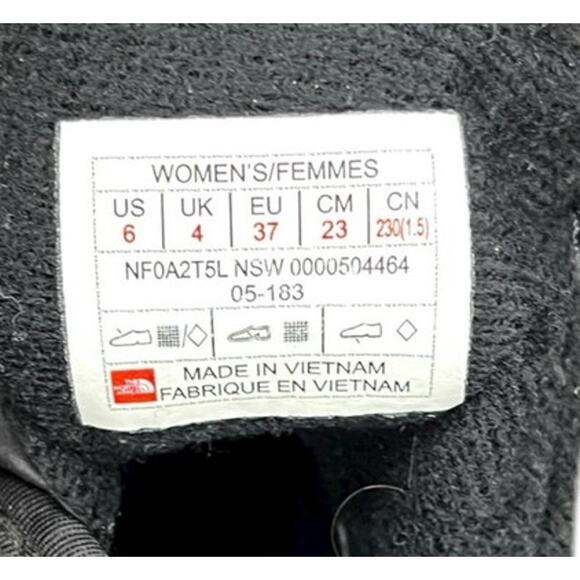 Womens The North Face Thermoball Lace-Up Boots Black Size 6 - Picture 6 of 6